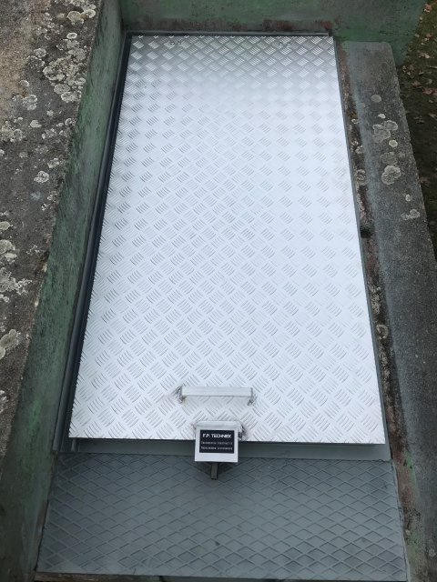 Aluminium pompput deksel traanplaat (2)