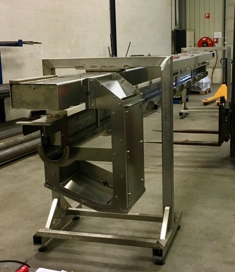 Papierrobot rvs balk