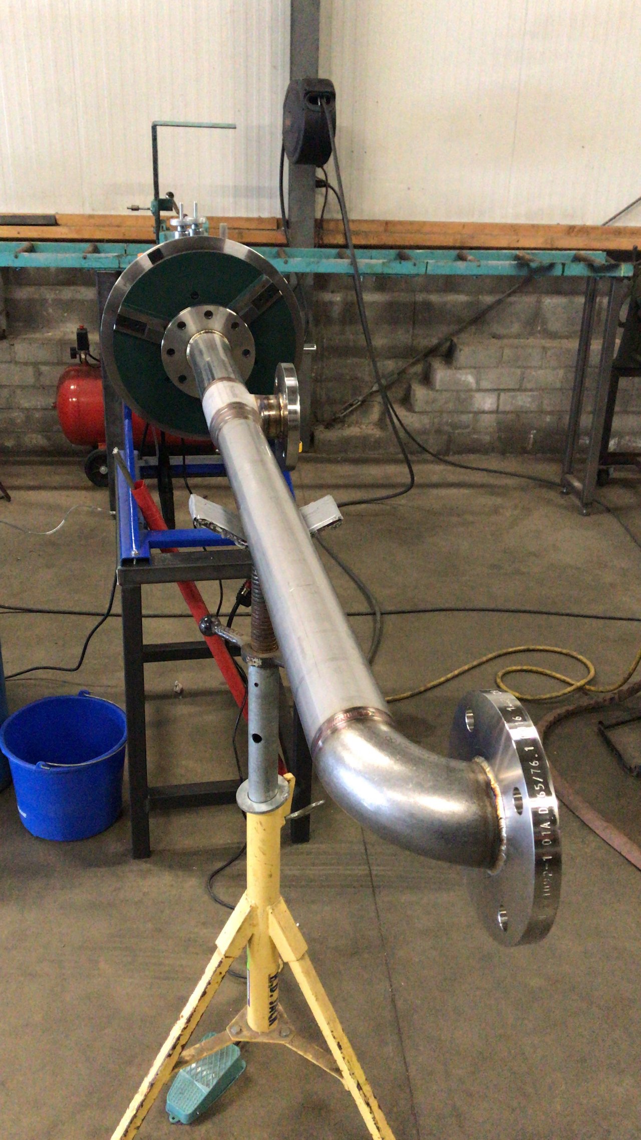 RVS Kiwa waterleiding tig lassen met formeergas prefabricatie manipulator (1)