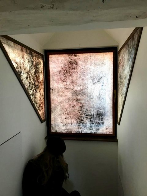 Stalen omkader kunstwerk rene vleugels (2)