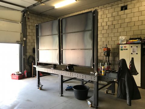 Stalen poort met openers  (7)